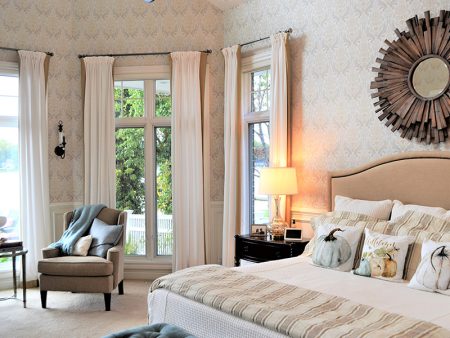 Interior design of a bedroom